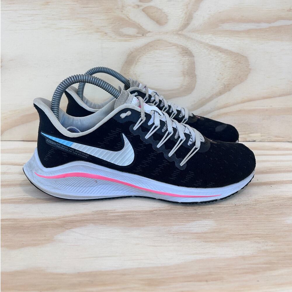 Nike - Air Zoom Vomero 14 - Running Shoes - Black - Women's - 7 - AH7858-004